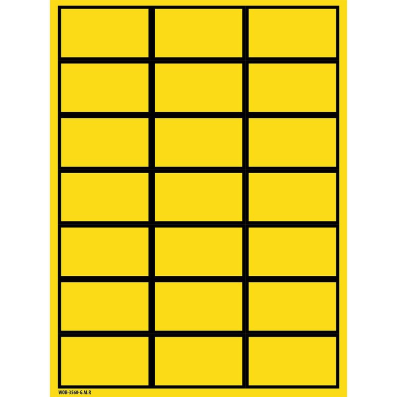 Brady Blank Write-On Labels on